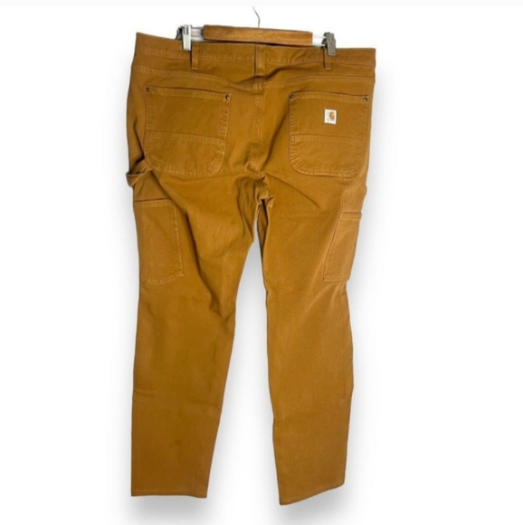 Womens Carhartt Relaxed Fit Double Knee Front Work Pants Size 16W Rugged… - Picture 2 of 6